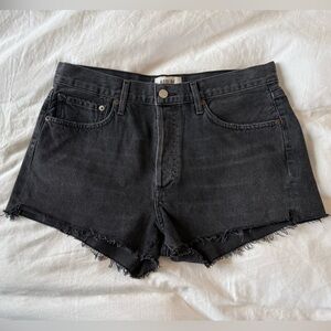 Agolde Women's Charcoal Jean Shorts